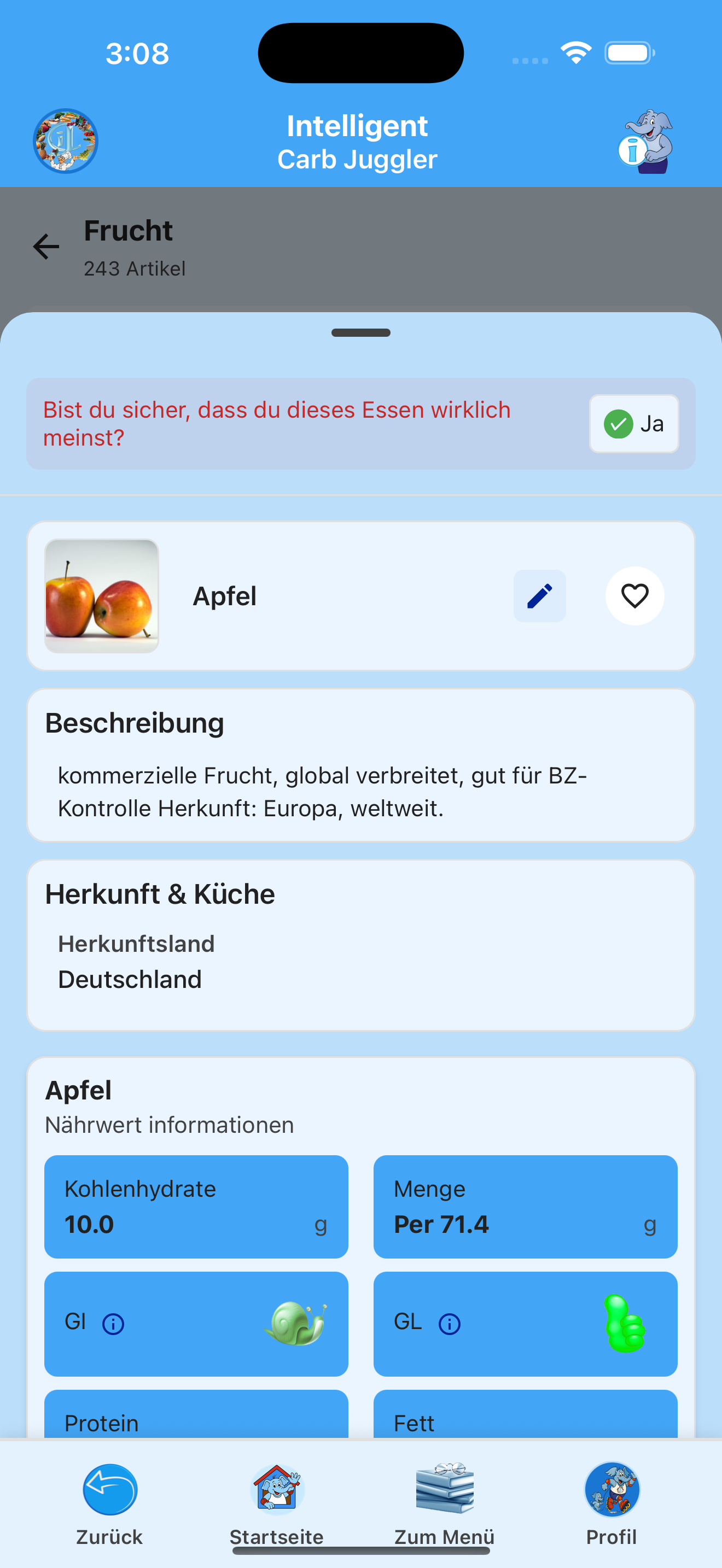 iCJ – Smart Nutrition & Diabetes Assistant gallery - Mobile view 13