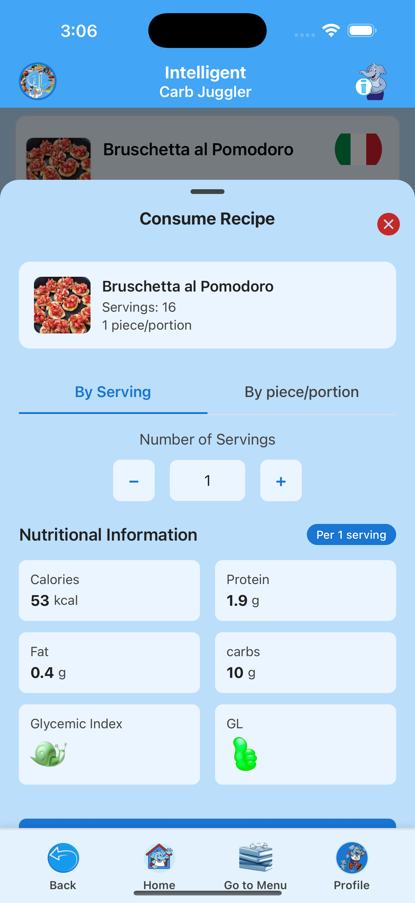iCJ – Smart Nutrition & Diabetes Assistant gallery - Mobile view 9