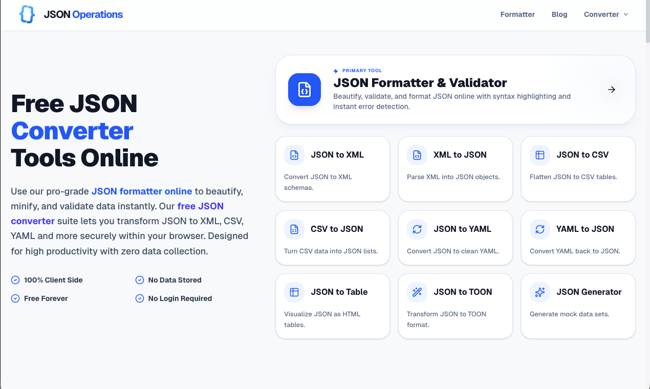 JSON Operations gallery - Desktop view 2