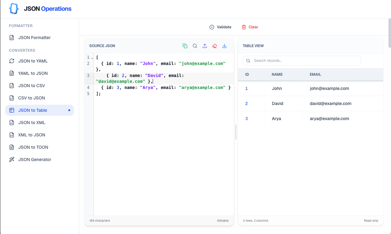 JSON Operations gallery - Desktop view 11