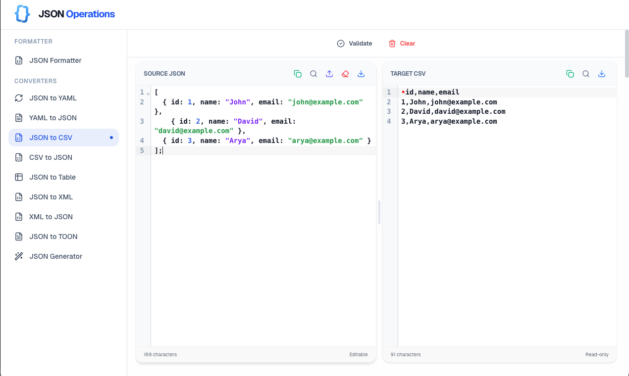 JSON Operations gallery - Desktop view 12