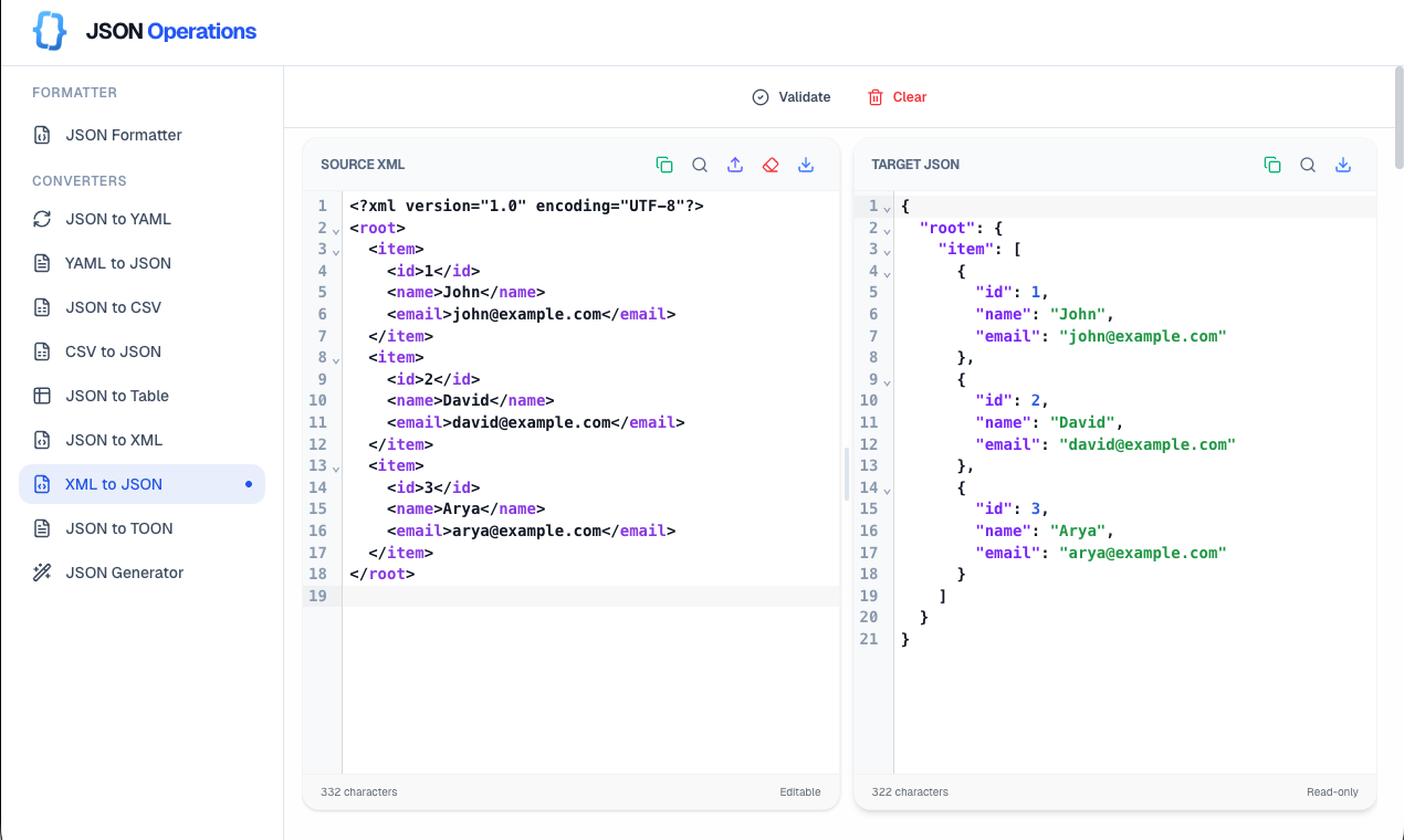 JSON Operations gallery - Desktop view 14