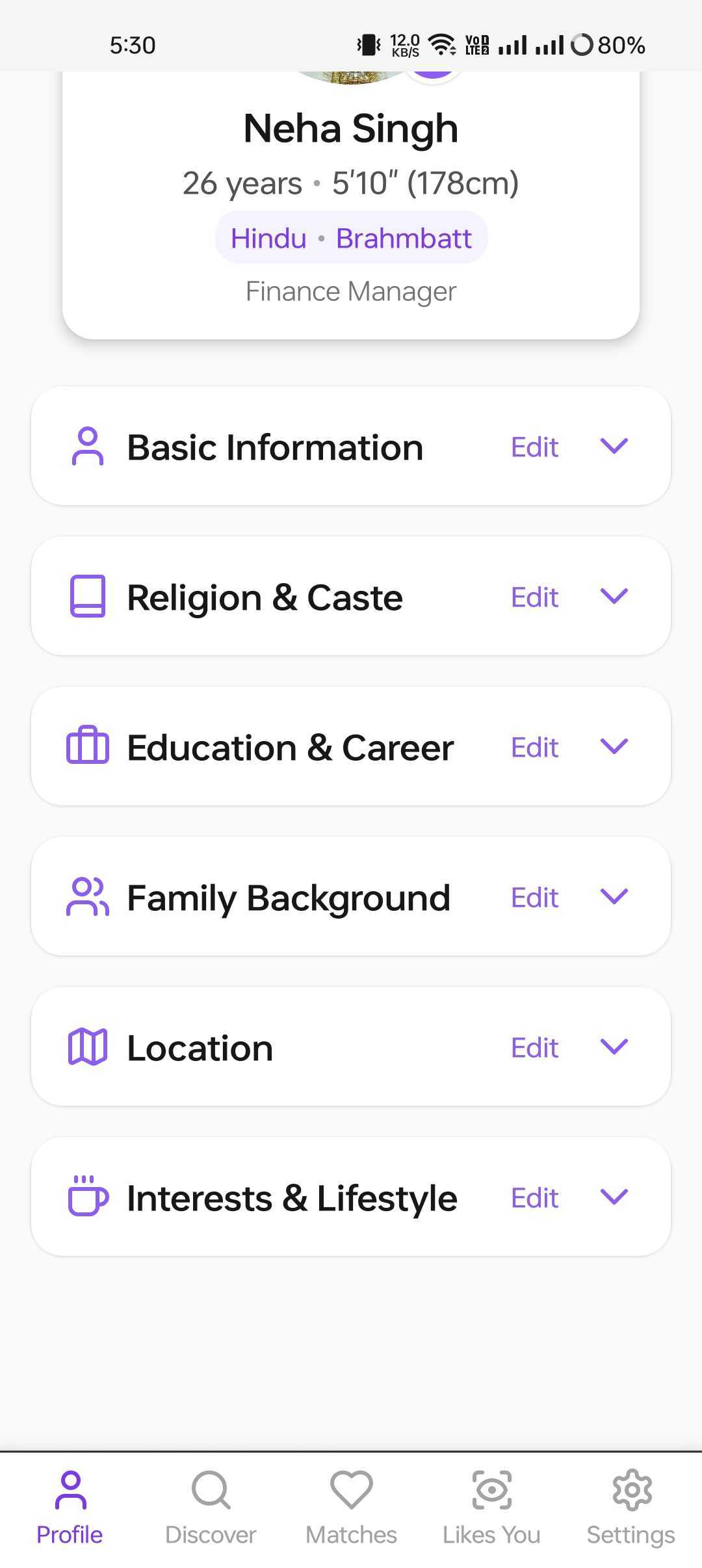Matrimony Platform gallery - Mobile view 7