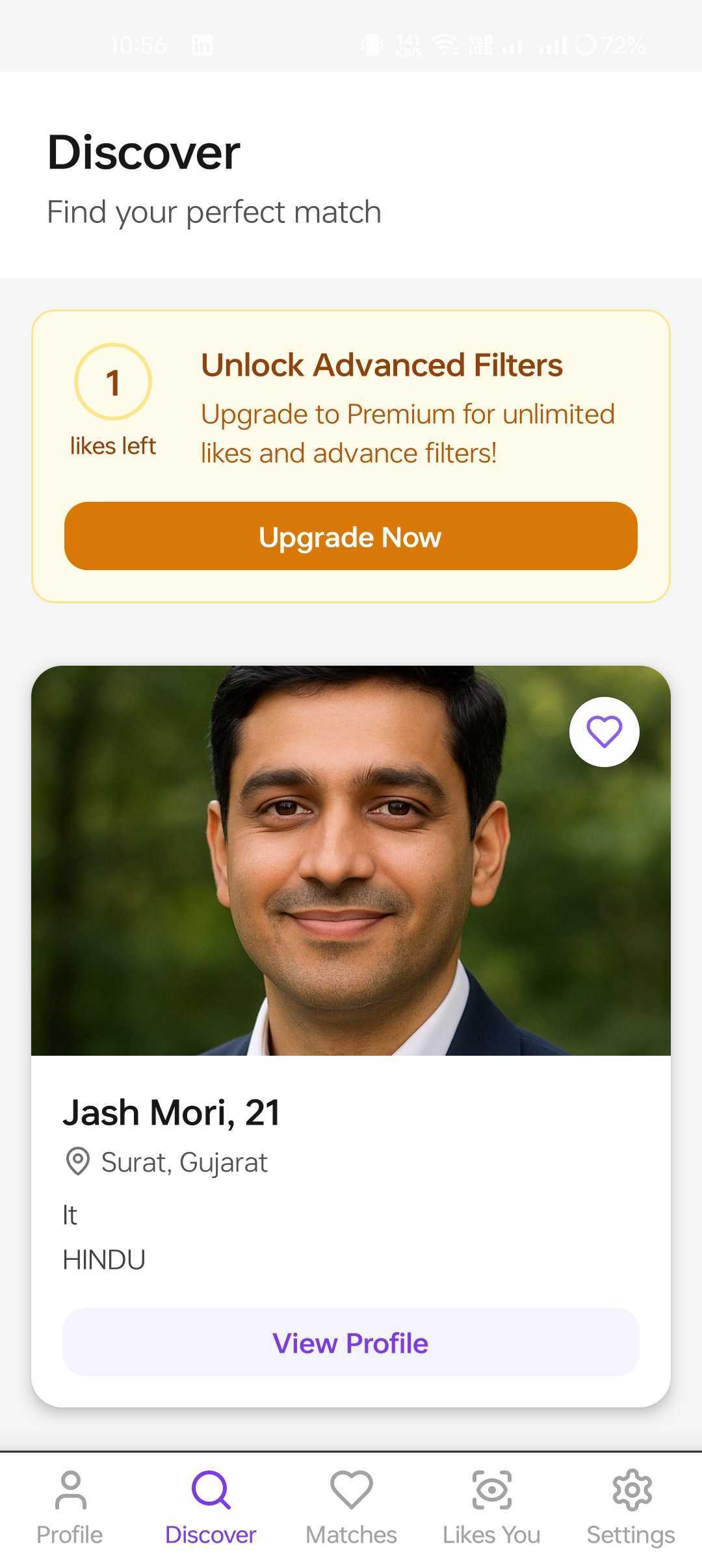 Matrimony Platform gallery - Mobile view 2