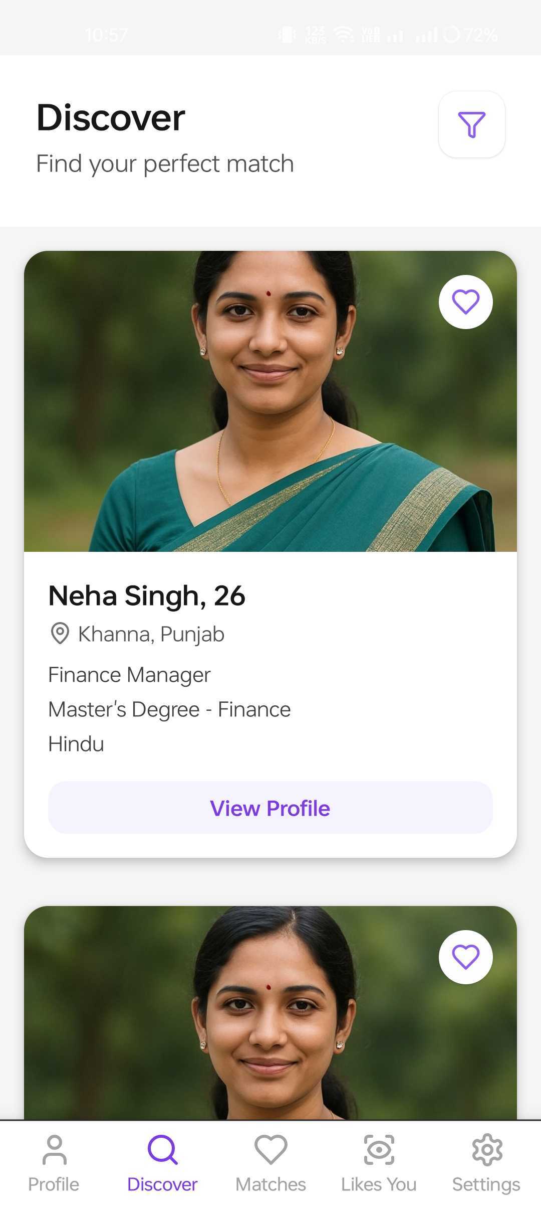 Matrimony Platform gallery - Mobile view 6