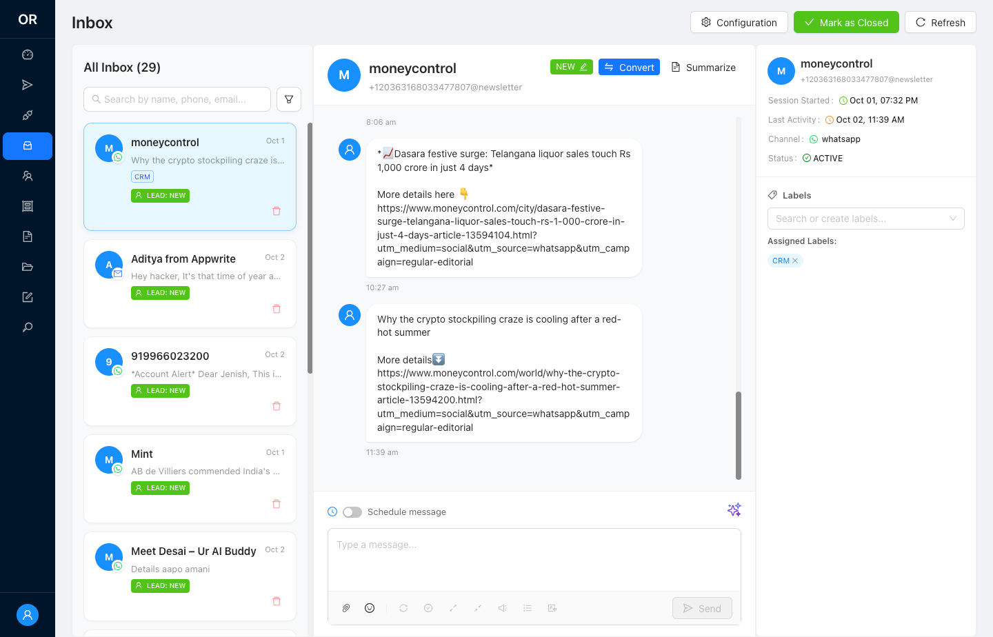 Outreach Platform gallery - Desktop view 5