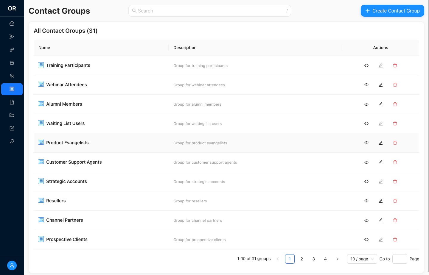Outreach Platform gallery - Desktop view 7