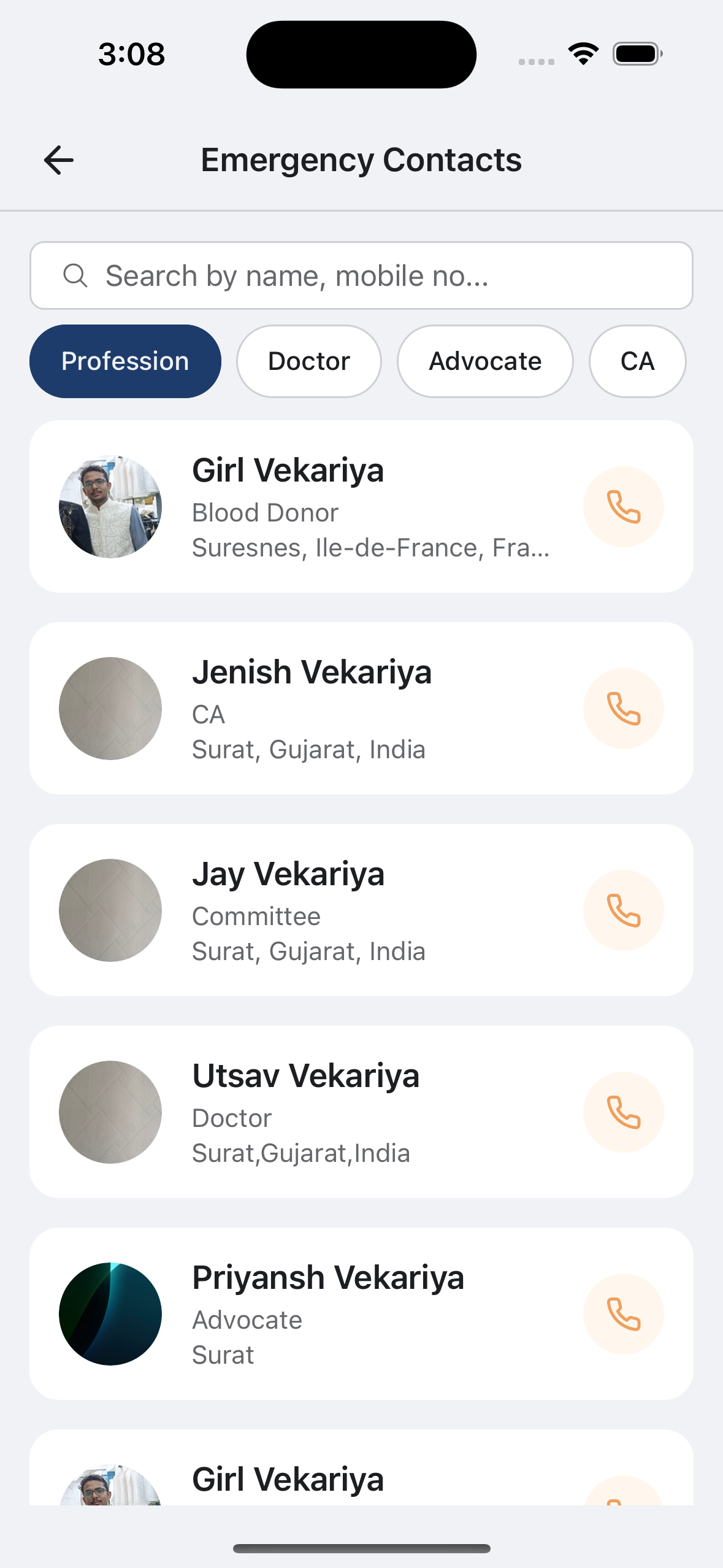Vekariya Parivar App gallery - Mobile view 10