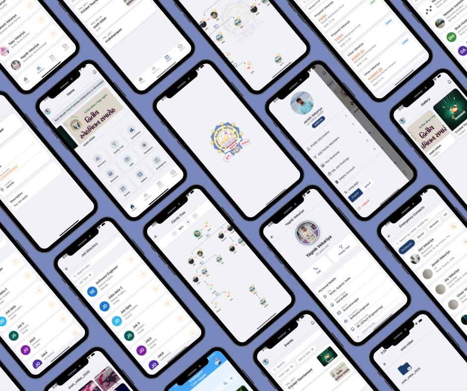 Vekariya Parivar App - Main Project Image
